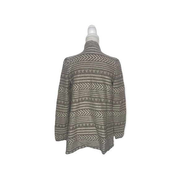 LUCKY BRAND Aztec Drape Front Open Cardigan Sweater M - Picture 12 of 12